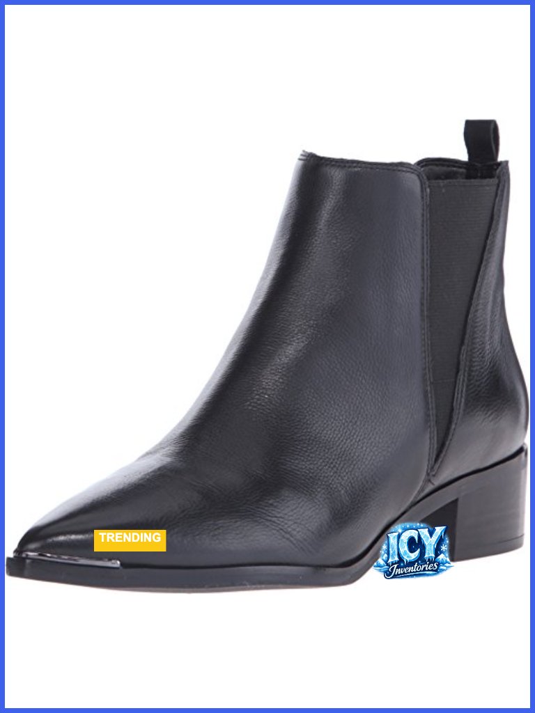Suede Pointed-Toe Ankle Bootie With Stacked Heel